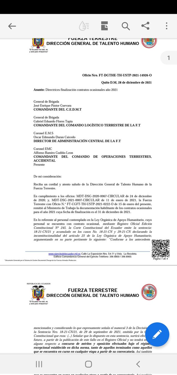 Danielitis88's tweet photo. @dayannamonroy @tinocotania @EcuavisaInforma @lahistoriaec @LassoGuillermo @LaPosta_Ecu @tctelevision medicos de ffaa que estuvimos en pandemia separados como basura... EL GOBIERNO DEL ENCUENTRO https://t.co/fr9S1HjcUq