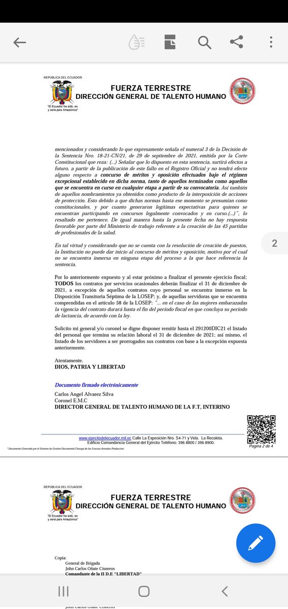 Danielitis88's tweet photo. @dayannamonroy @tinocotania @EcuavisaInforma @lahistoriaec @LassoGuillermo @LaPosta_Ecu @tctelevision medicos de ffaa que estuvimos en pandemia separados como basura... EL GOBIERNO DEL ENCUENTRO https://t.co/fr9S1HjcUq