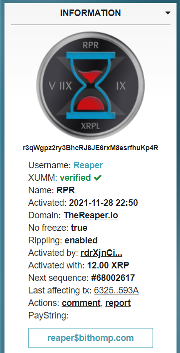 Capital_Revival's tweet photo. After some deliberation weighing pros and cons of disabling the freeze Trustline function we have decided to permanently forfeit the ability.

#TheGoldStandard $RPR #Reapers $XRP https://t.co/LOsVqutUaV