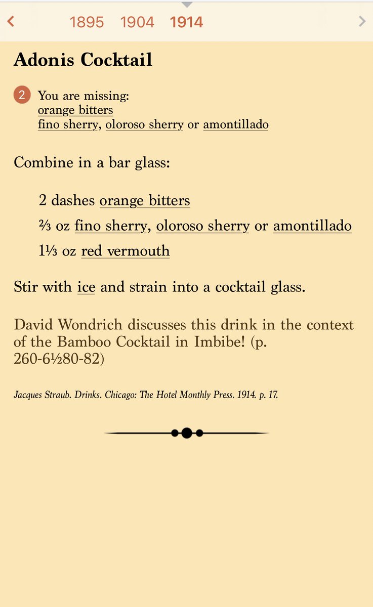 🍸Jugando con los diferentes twist que ofrece la historia del cóctel:

- Armour (1895)
- Bamboo (1904)
- Adonis (1914)

🍷El Sueño de Campano, un fino chiclanero dormido más de diez años en botas de oloroso, lo firma <a href="/oscarsoneira/">ÓscarSoneira</a> para <a href="/hemoglovinum/">Hemoglovinum</a> 😇