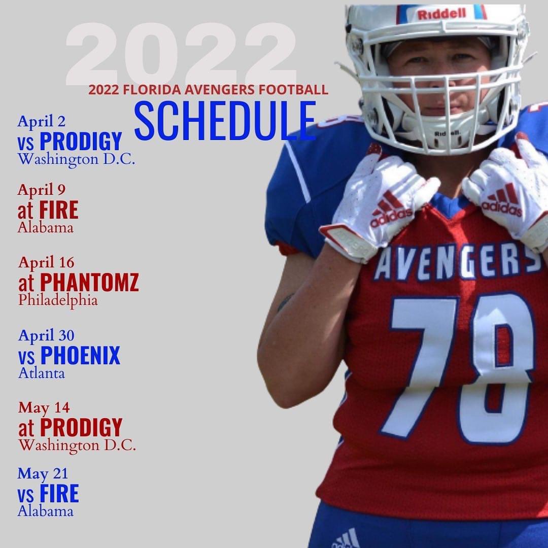 The <a href="/wnfcfootball/">WNFCFootball</a> released its game schedule for the 2022 regular season!  The historic regular season will kick-off on Saturday, April 2!!

#redwhiteandBOOM #avengersassemble #wnfc #wnfcproud #playball #ixcup #titleix #stepyourgearup #fordcenter #football #womensfootball