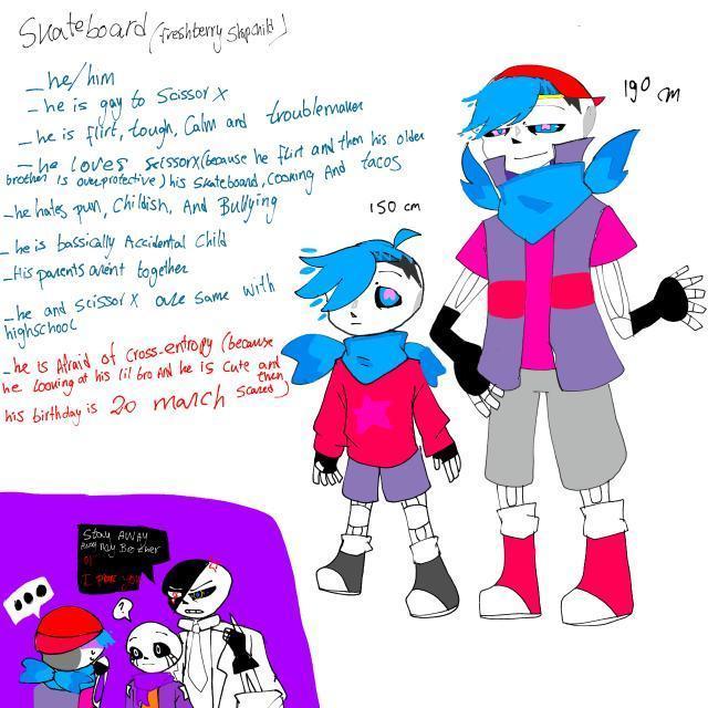 fanta_blog's tweet photo. Info about skateboard (freshberry accident shipchild)
Credit:
Skateboard (freshberry accident shipchild aka freshberry combo)and scissor x(errorcrink child) created by me
Cross-entropy (errorcrink child) by @Bubble_10119
Tags:
#errorinkcross #freshberry #sanscest #shipchild https://t.co/fyn6dvbKK0