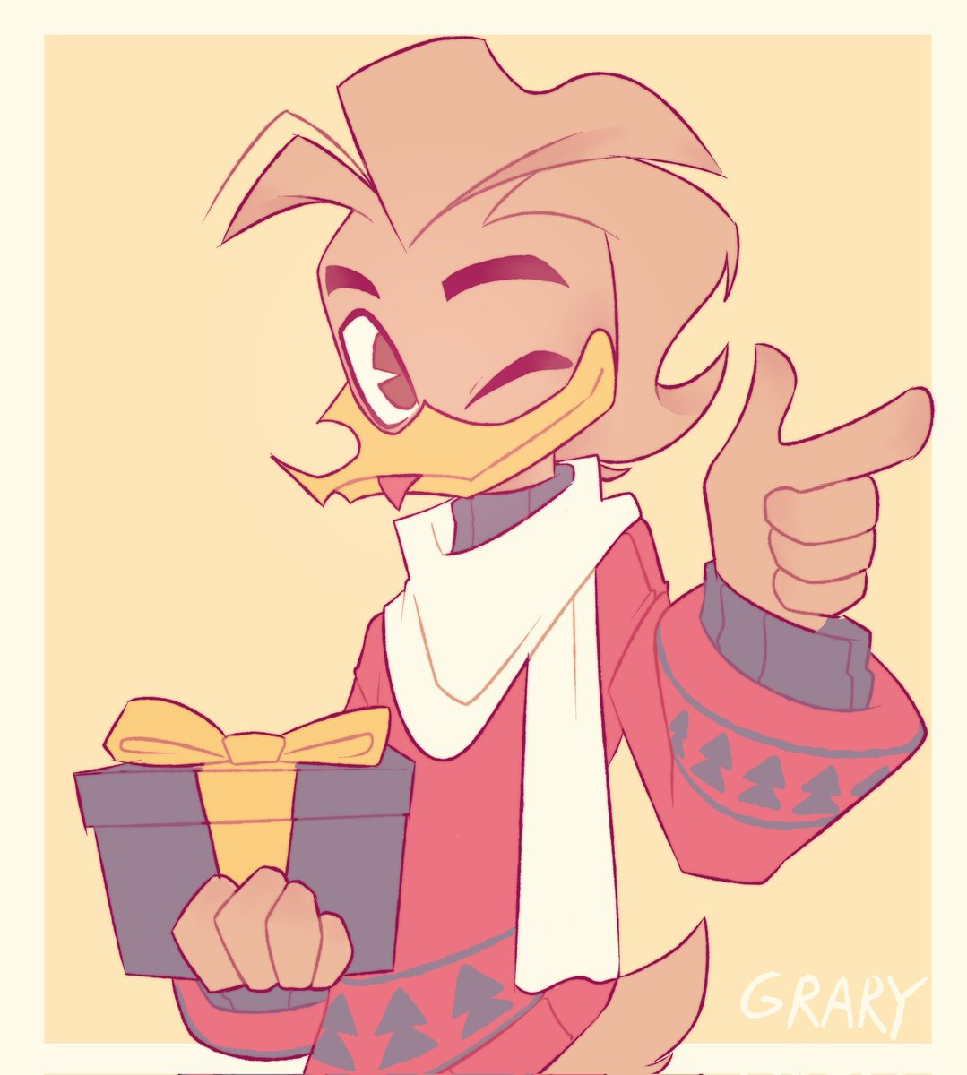 Grary15's tweet photo. ●Holiday greetings(1/3)●
#Ducktales 
#Ducktalesfanart 
#FentonCrackshellCabrera
#Fenton
#art 
#fanart 
#digitalart 
#graryart 
#painttoolsai
#sai
●Holiday greetings(1/3)● https://t.co/bUpjT0NoTH