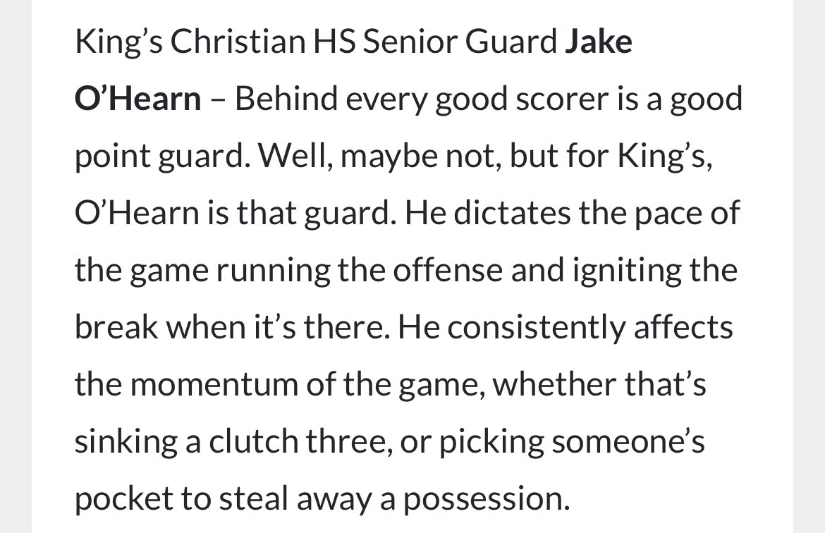 Jake O’Hearn (@jakeohearn13) on Twitter photo 