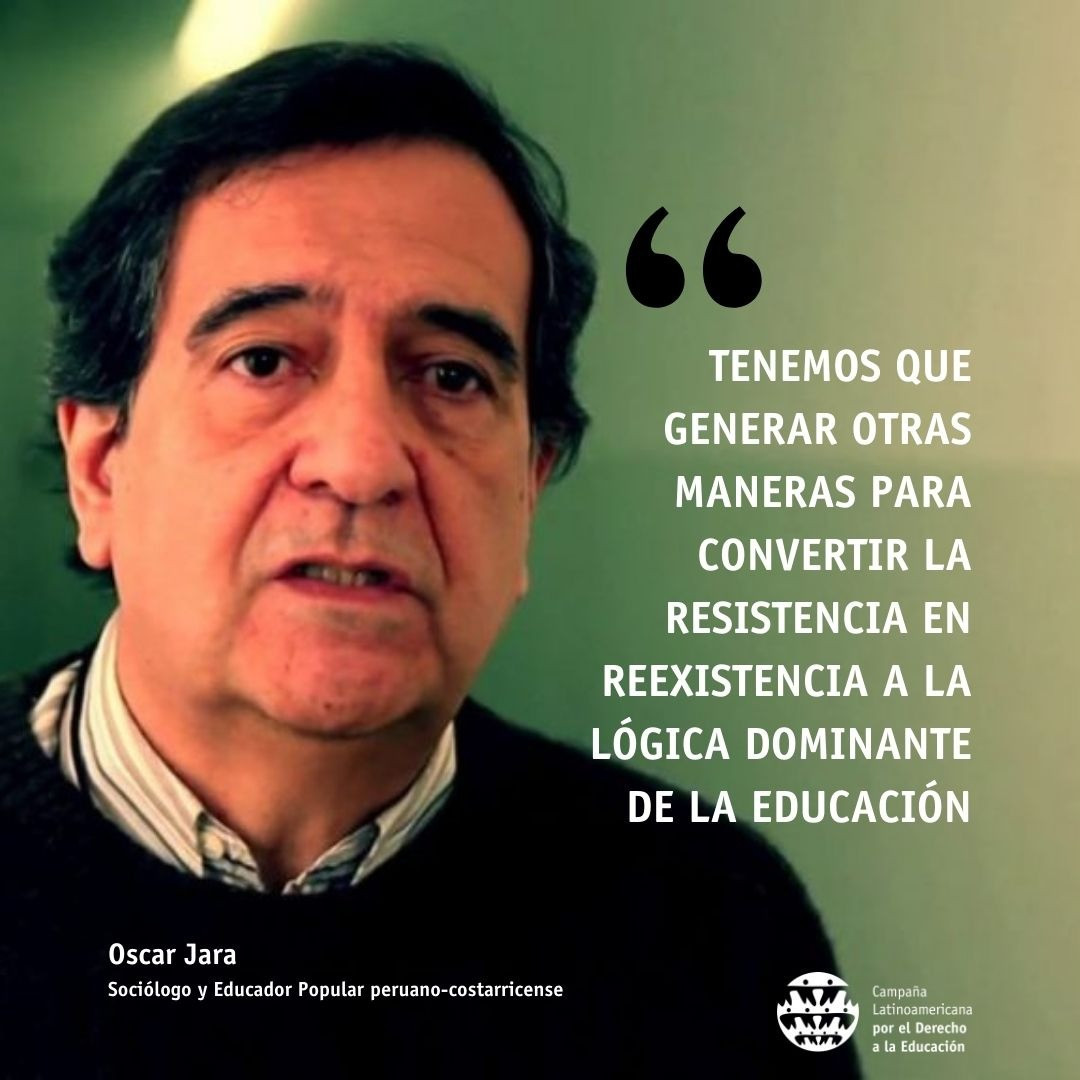 redclade's tweet photo. #RetrospectivaCLADE
En diálogo virtual el educador Oscar Jara hace una reflexión en la que se refiere a cómo construir una educación emancipadora ante el avance conservador existente en la región.
 
Entérate + https://t.co/en2zN63xRA
 
#CLADE #EducaciónPública #EducaciónPopular https://t.co/b6vZtocJsl