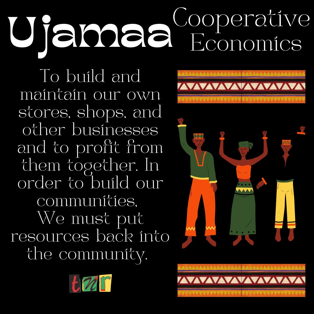 4TheNewRadical's tweet photo. Today we celebrate the fourth principle of Kwanzaa, Ujamaa! https://t.co/xHRs0wvC3I