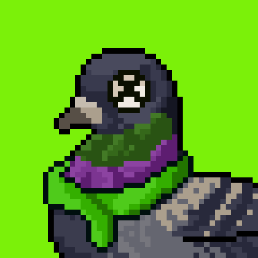 Theoremitry's tweet photo. @wkdPigeonPosse @MagicEden_NFT this lil guy is daring and wicked! https://t.co/y4WUiWowhe