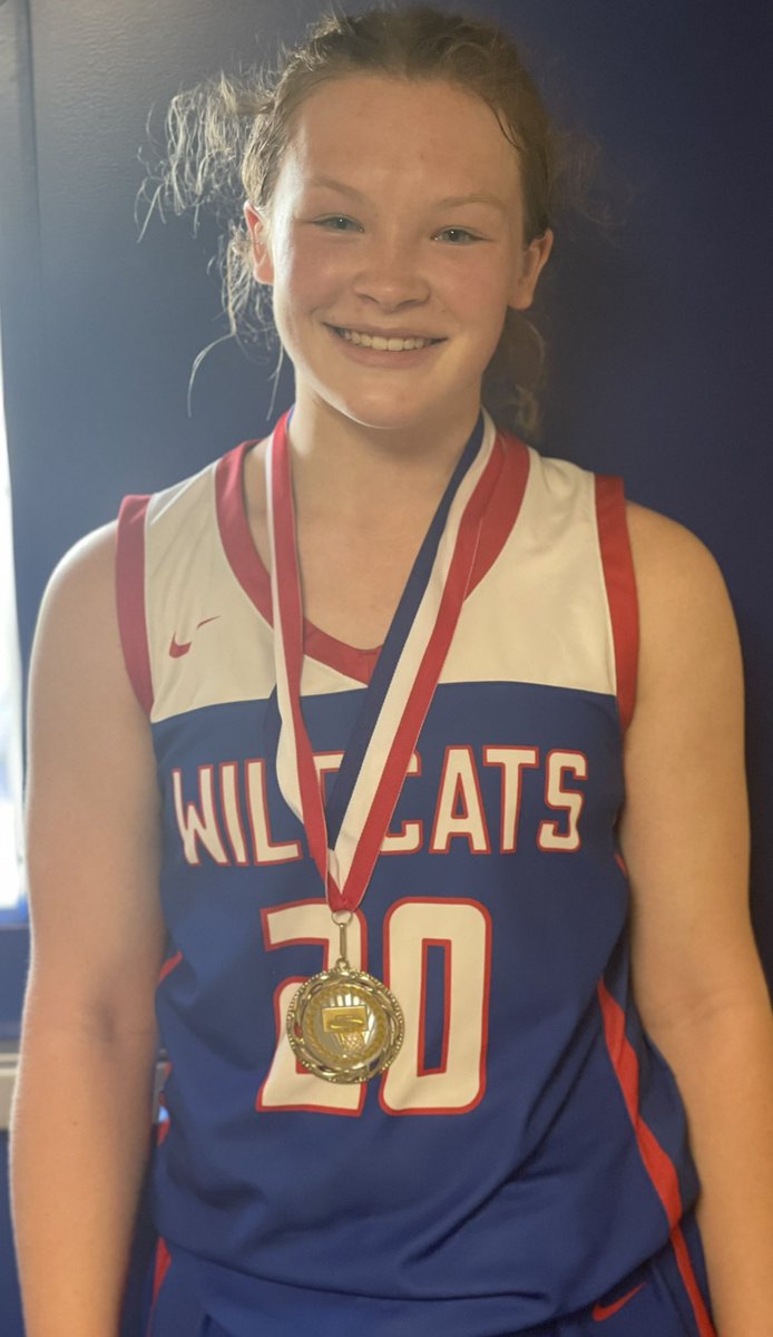 GP_Wildcat_GBB's tweet photo. GP Girls finish third place in the silver bracket with a DOUBLE OVERTIME win!!!  Madison Kilgore got selected to the All-Tournament team!  Way to play girls!!! ❤️🏀💙 https://t.co/L9U89DEM0V