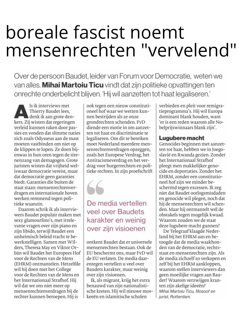 mocro_de's tweet photo. @shike_jebu @ArdjanBoersma Die @THiddema wil geen smurrie maar blijft wel in t riool.. 

Eerlijk. De maat zal nooit vol raken. Die had al vol moeten zijn namelijk. Maar niet voor u.

Wanneer in 2040 de transporten uitgezwaaid worden is dat mede dankzij uw aanblijven en wegkijken.

 https://t.co/VKg82SbXWp