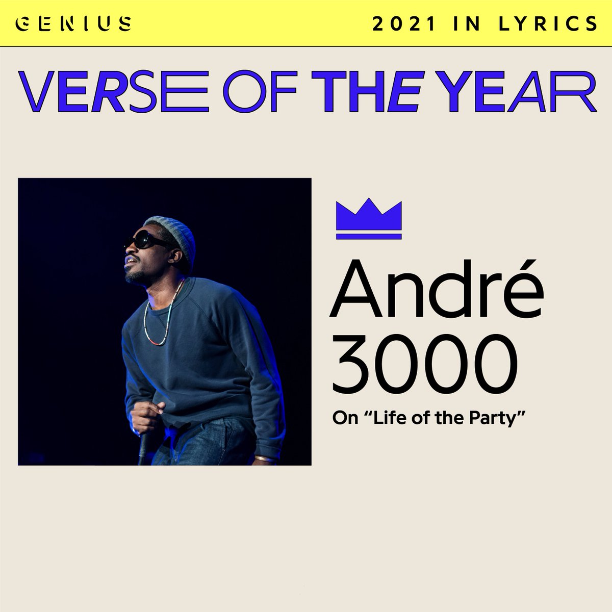 Genius's tweet photo. 🚨 who else but mr. andré benjamin? 3 stacks attacked 🚨 https://t.co/ZfEFgevTRu