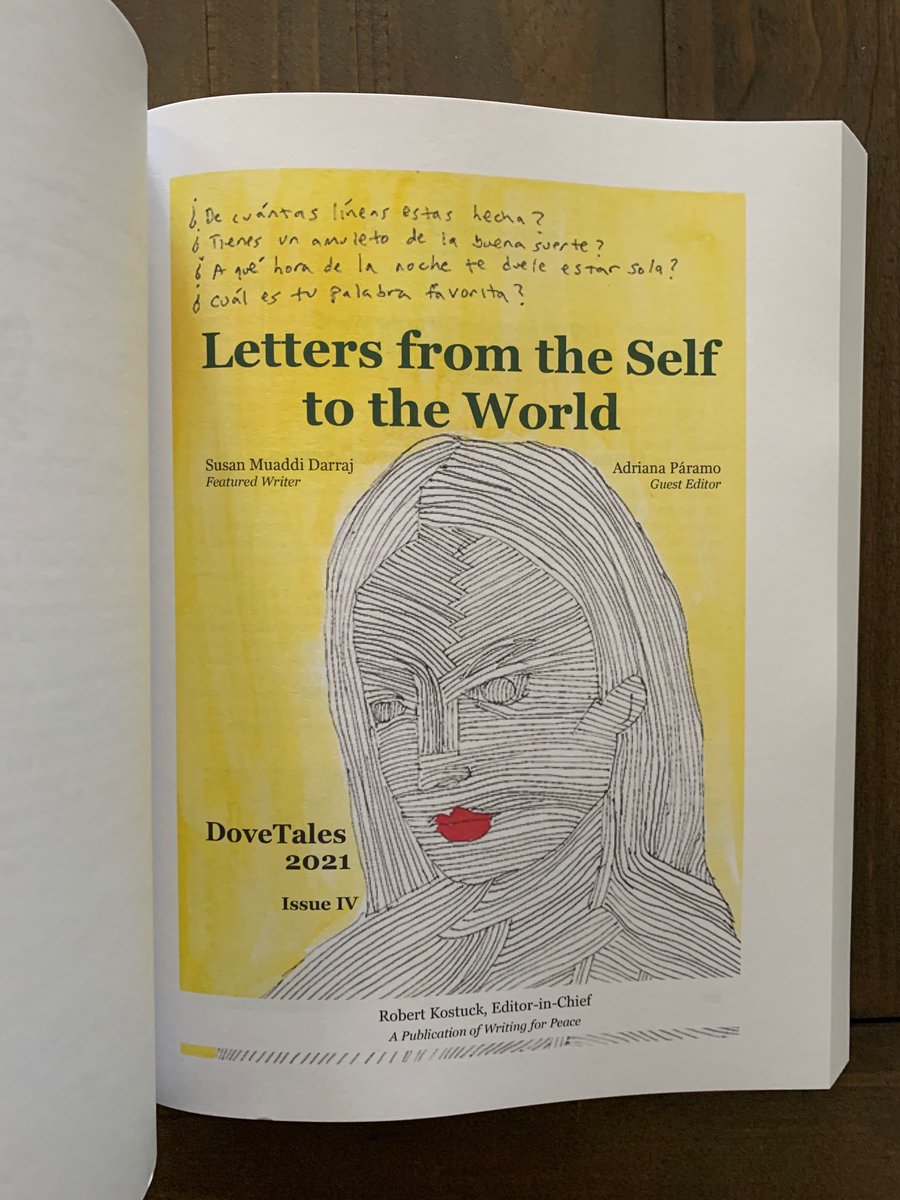 OctQuintanilla's tweet photo. #frontexto anthologized in "ABRAZOS: Dovetails 10th Anniversary Anthology | Letters From The Self To The World,” a publication from WRITING FOR PEACE.
Work by WS Merwin, Martín Espada, Cynthia Atkins, Pam Uschuk, CMarie Fuhrman & many more.
https://t.co/gw9tWiXsnm https://t.co/kzvoN6NvQl