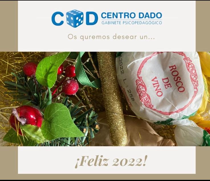 CentroDADO's tweet photo. El equipo de Centro Dado os desean un feliz año nuevo. Ojalá este nuevo año nos traiga todo aquello que los dos últimos nos han robado. 😘😘😘 https://t.co/RIuMbx6o8E