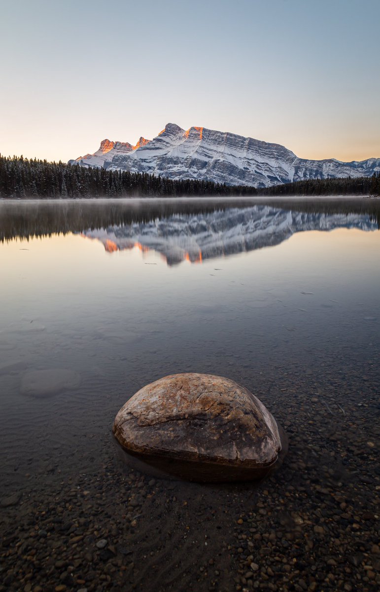 An image of Two Jack Lake before the big freeze here in Alberta.
#banffnationalpark