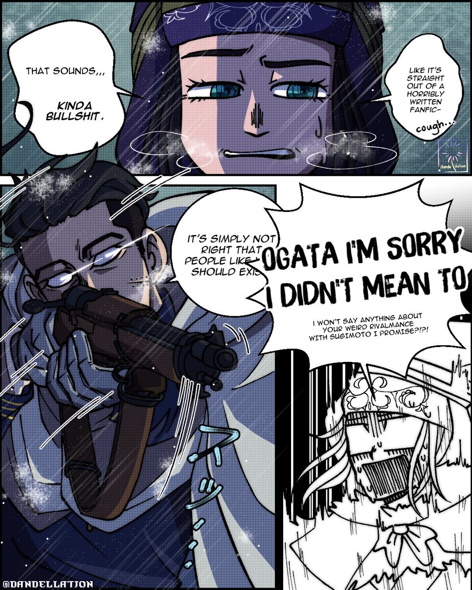 [ golden kamuy ]
ogata's sugio fantasy gets some not-so-constructive criticism from asirpa 