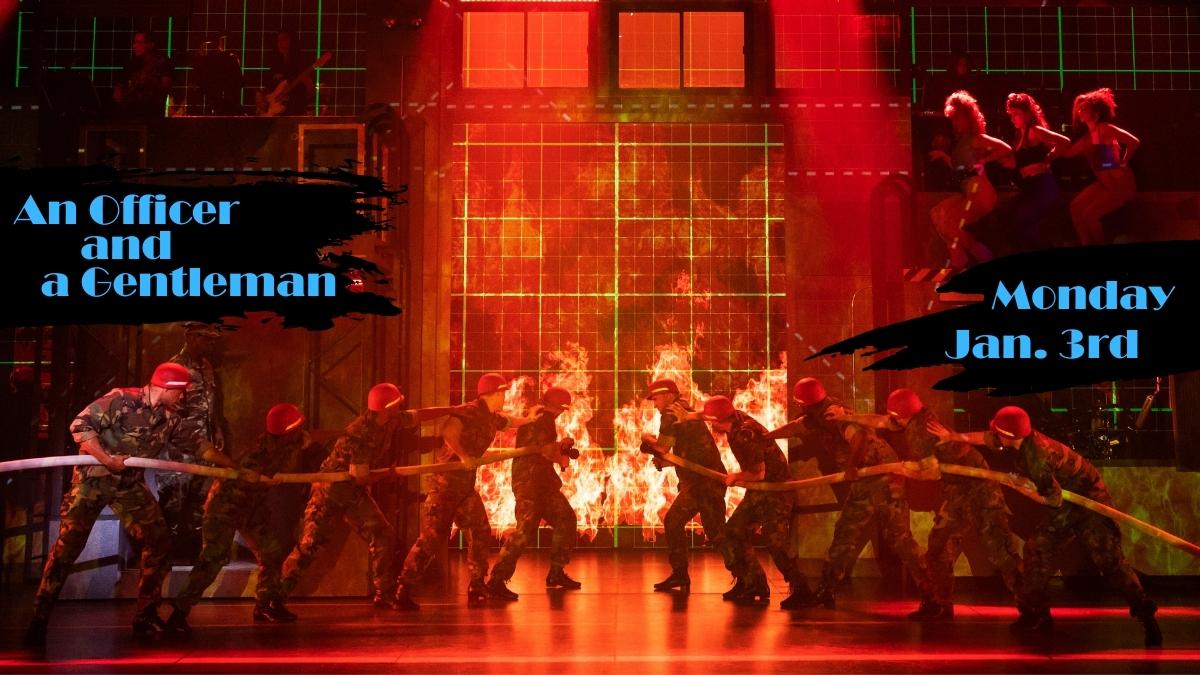 BvilleCommCtr's tweet photo. This weekend is the last chance to snag tickets for "An Officer and a Gentleman" ahead of time, and this show is going to be fire!

Don't get stuck in line at the box office - follow the link to buy tickets online.
 https://t.co/dd2YtoFnxB https://t.co/975iui60yN