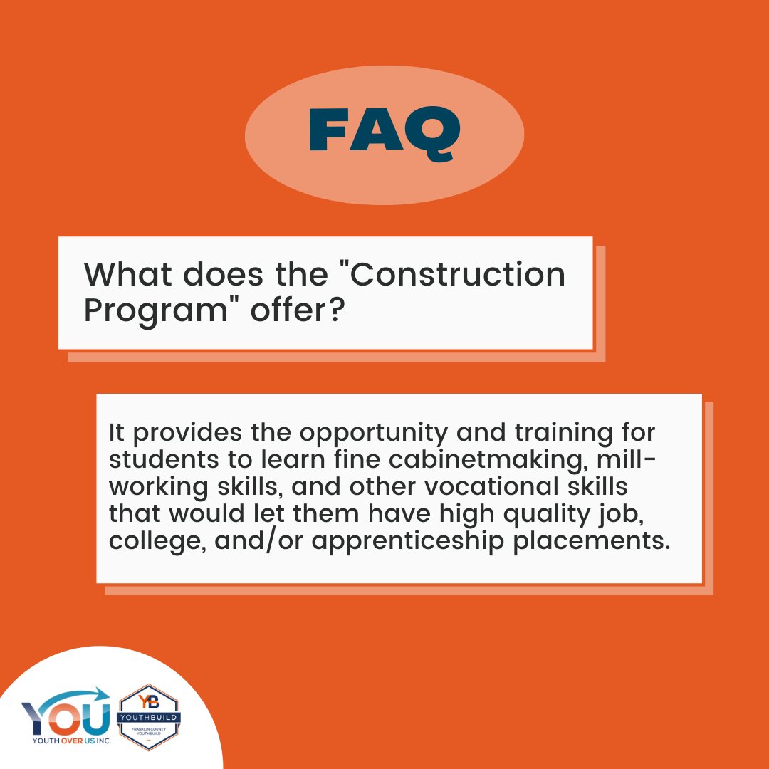 BuildFc's tweet image. You don&apos;t have to be a grown-up to have a rewarding career in construction! 

So if you&apos;re looking for an exciting and challenging way to spend your days, look no further than FC YouthBuild!

#youthbuild #opportunityyouth #youthorganization