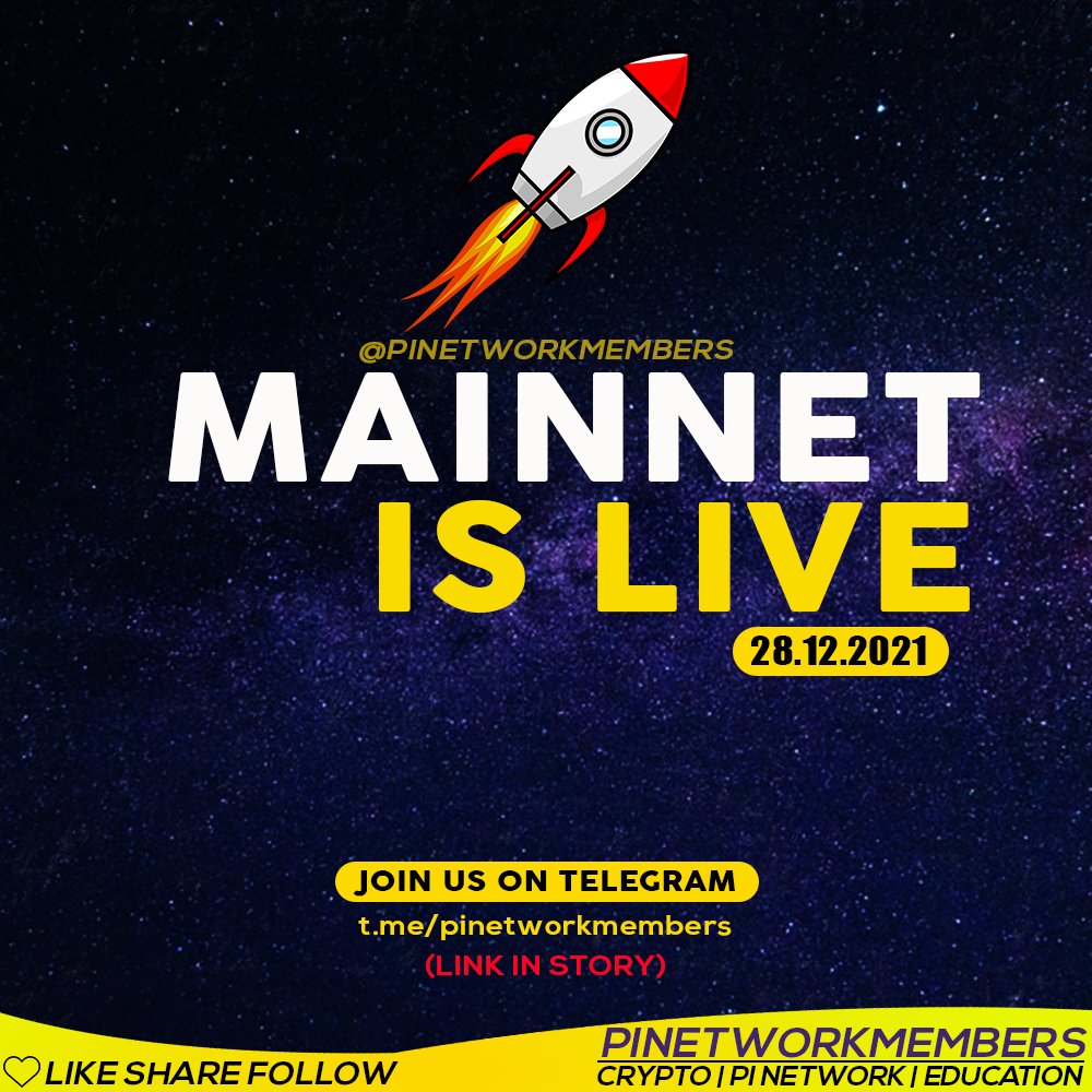 pinetworkmember's tweet photo. 🚀 CONGRATS to every Pioneer.

You deserve every happy moment that follows, you deserve every enjoyment that follows. 🚀

✅ Our Pi Group: 
https://t.co/nhgDmXZjtX

➡️ THE BEST IS YET TO COME 

#pinetwork #pi #minepi #buildpi2gether https://t.co/RH3KUtVj6Y