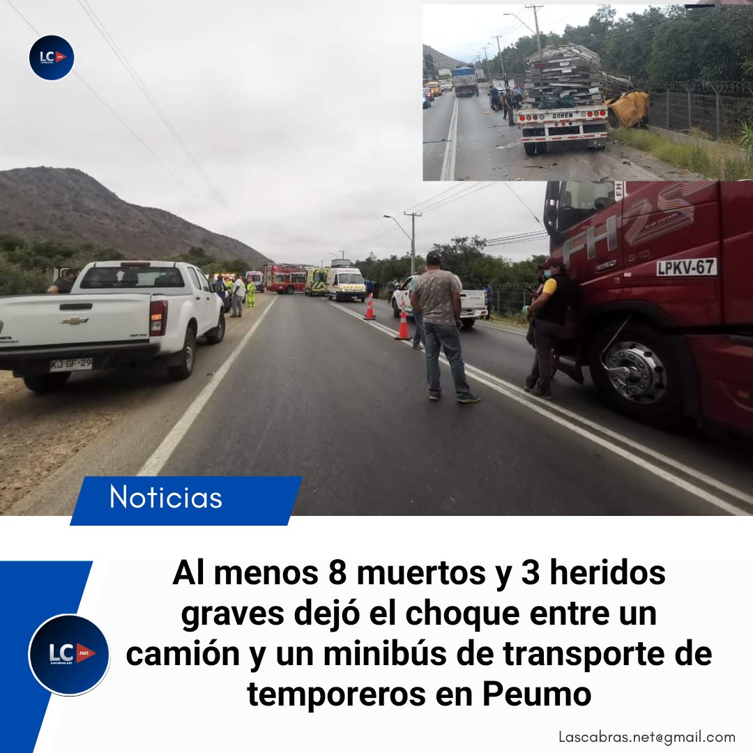 🔴 Las primeras hipótesis apuntan a que el conductor del camión habría perdido el control y el furgón no habría tenido tiempo de esquivarlo 
facebook.com/34848791884616…