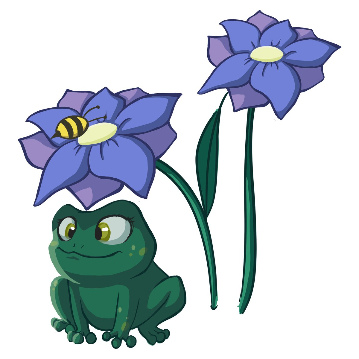 i made a smol froggie, please send some love to him