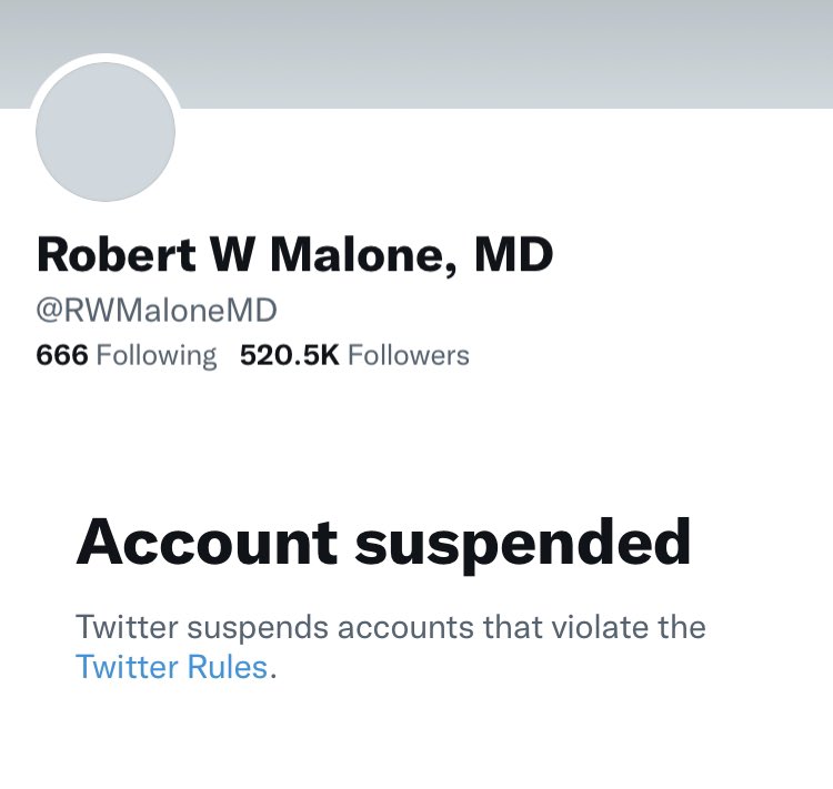 RepThomasMassie's tweet photo. This is a damn shame. So much for follow-the-science. Powerful people are so afraid of brilliant scientists and doctors that they feel the need to censor them. https://t.co/UKkKEbhmwf