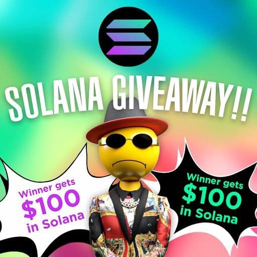 plainfacenft's tweet photo. 🎉 SOLANA GIVEAWAY! 🤑

🏆WINNER GETS $100 IN SOLANA (24h) 

TO ENTER:⬇️

1⃣LIKE ♥️ &amp; RT THIS TWEET 
2⃣FOLLOW US ON IG https://t.co/uWTMWLPkRm
3⃣INVITE AS MANY PEOPLE AS POSSIBLE TO OUR DISCORD CHANNEL https://t.co/7vCUDWl42N

#NFTGiveaways #NFT https://t.co/GLDCxDdb47