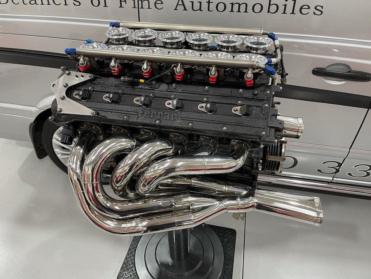 perfectionvalet's tweet image. To round off this years #pv2021 I’ll finish on these two Ferrari F1 engines from 1990 and 1994. Both V12’s, one from the Mansell car and the other from Berger. 
I just wish I could have heard them running!
