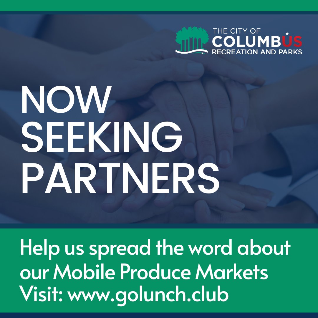 You can receive free fresh produce by becoming a partner! Give back to the community and help #FeedColumbus. Visit our website golunch.club to subscribe to our email list. #FoodAroundCbus #FreshProduce #MobileProduceMarket