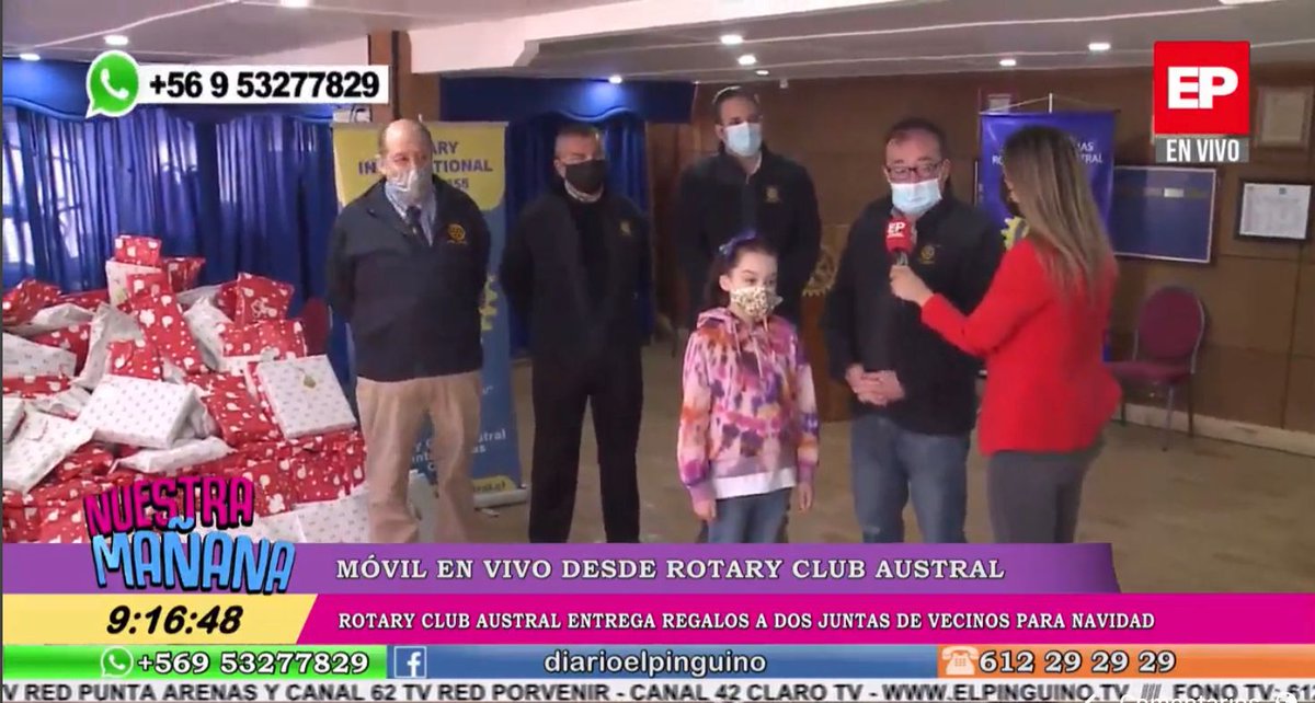 RotaryAustral's tweet image. Donación de Regalos a Ollas Comunes, Río de la Mano y Archipiélago Chiloé