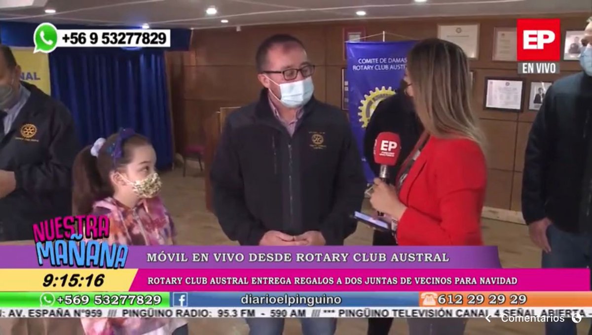 RotaryAustral's tweet image. Donación de Regalos a Ollas Comunes, Río de la Mano y Archipiélago Chiloé