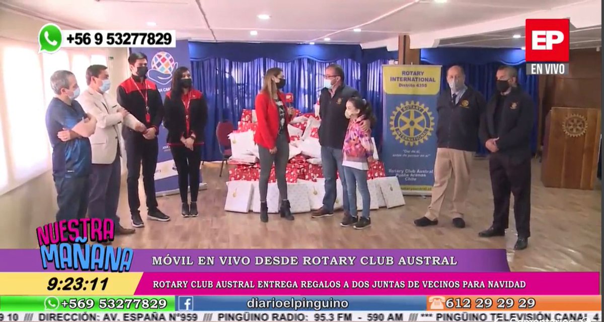 RotaryAustral's tweet image. Donación de Regalos a Ollas Comunes, Río de la Mano y Archipiélago Chiloé