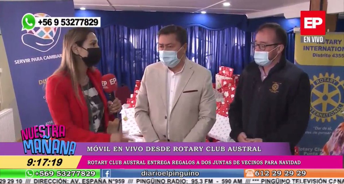 RotaryAustral's tweet image. Donación de Regalos a Ollas Comunes, Río de la Mano y Archipiélago Chiloé