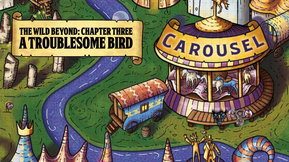 GameBlasterPlus's tweet image. Welcome back to #TheWildBeyond! You&apos;ll not want to miss this week&apos;s episode as our heroes attempt to unravel the secrets of the #witchlight carnival and track down a mysterious troublemaker! LIVE @ 6:30PM CST #dnd #dungeonsanddragons #actualplay #ttrpg twitch.tv/gameblasteralp…