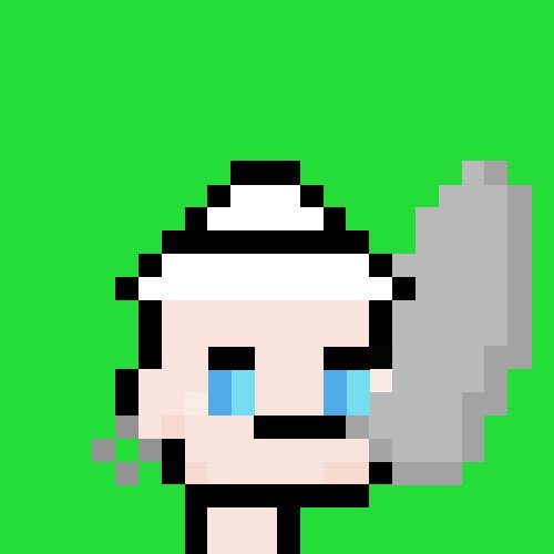 geeshmoney's tweet photo. My first NFT. He’s perfect.  #juniorpunks #HODLTHEBOTTLE https://t.co/YiwNJ3wdT0