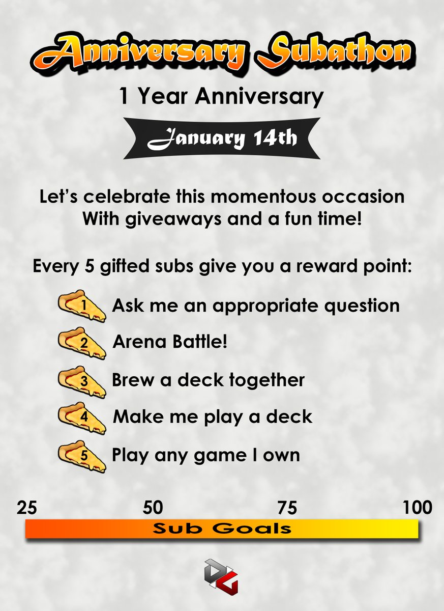 Pls come to my 1 year annivesary stream its going to be festive day we r going to have special guests commander and other fun content going on and a little period where you guys can join in and fight me. possible rewards for it.