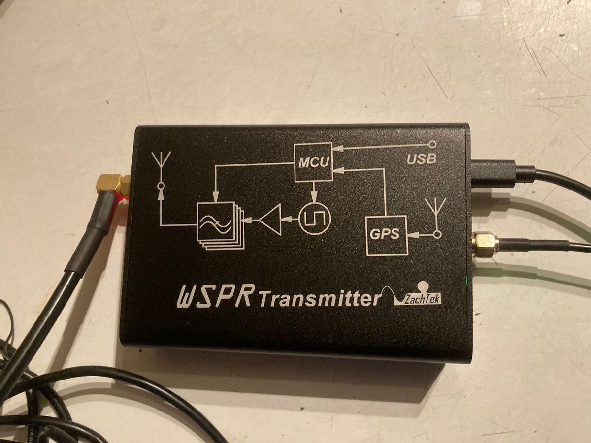 PA3FQX's tweet photo. the #Zachtek #WSPR transmitter has arrived and I turned it on right away. #PA3FQX https://t.co/6Oavi0jeeE