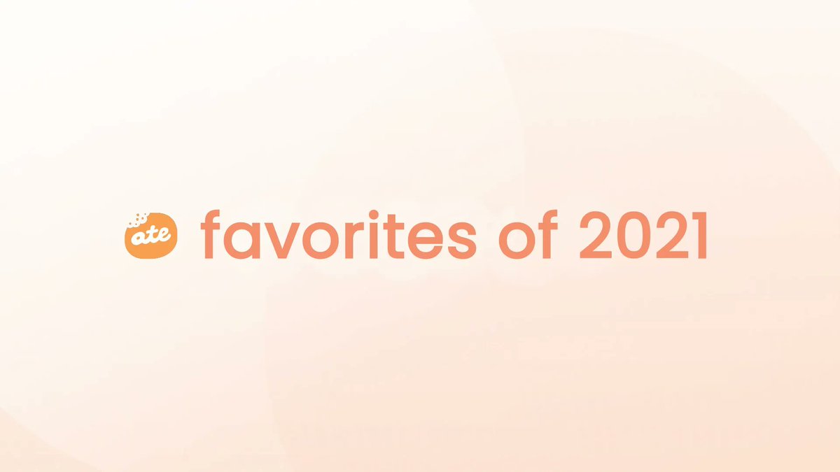 Ate Blog Favorites of 2021 
buff.ly/32CGQdw
#2021favorites #blogfavorites #ateblog #healthylifestyle