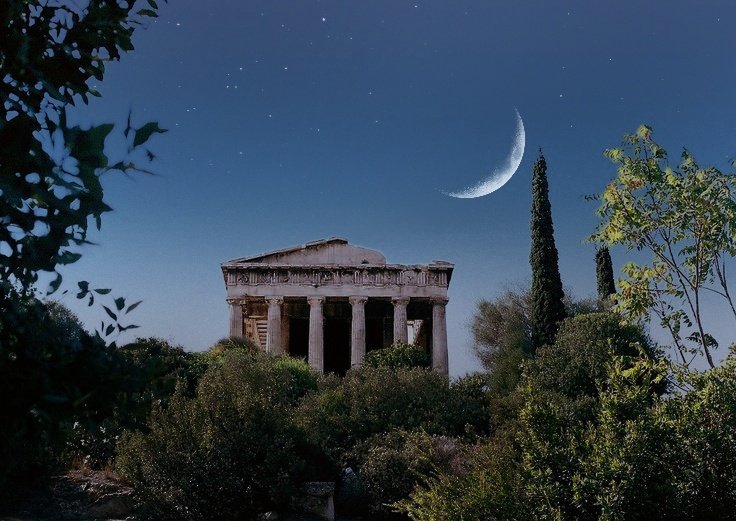 Temple of Hephaestus, 449 BCE
Ancient agora of Athens, Greece