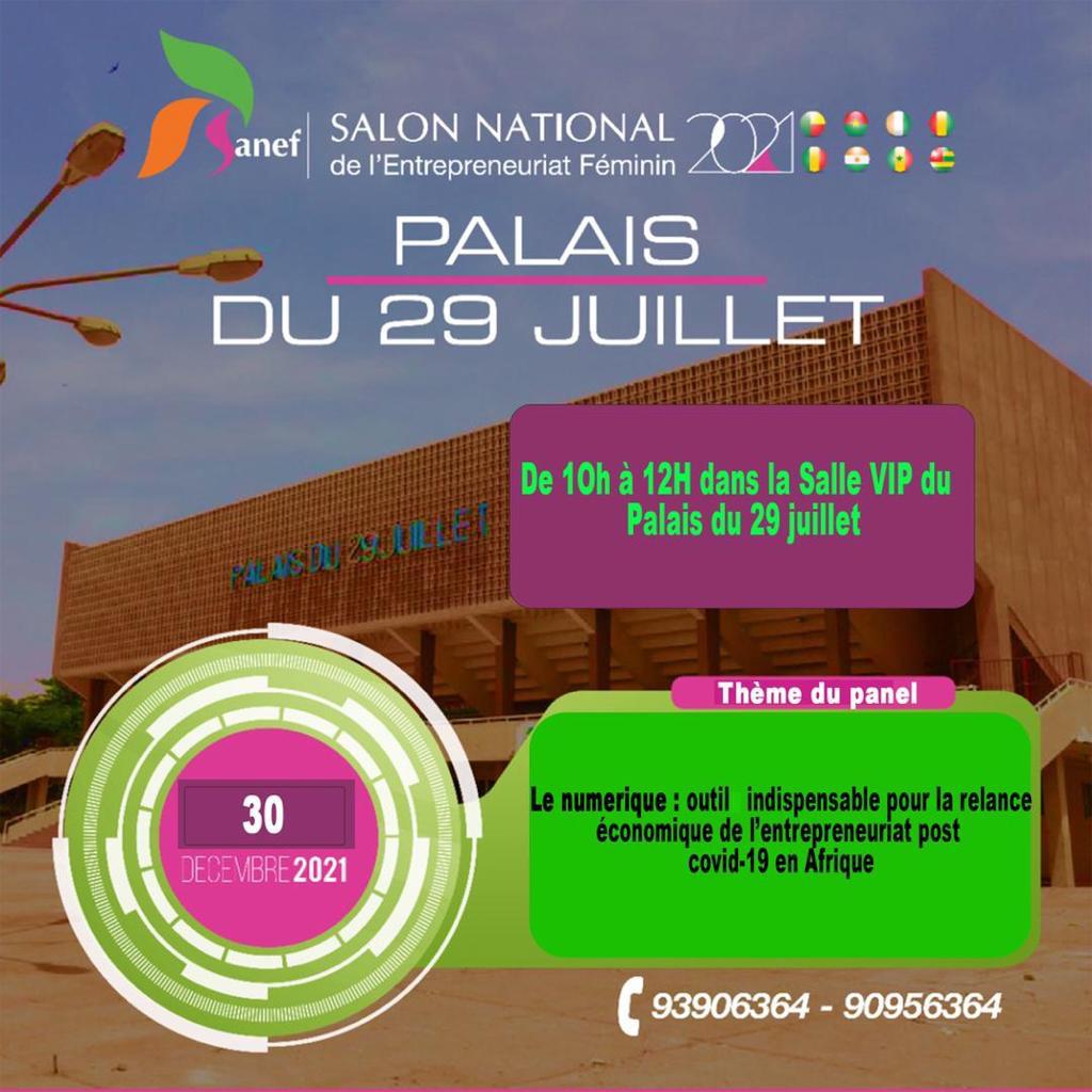 Sanef2021's tweet photo. Nos éminents panelistes discuteront demain de la contribution des TICs dans la relance économique post Covid-19 
Rdv à partir de 10h dans la salle VIP du Palais du 29 Juillet! 
Dev4smart
Nigerielles https://t.co/HAzS78LGlp