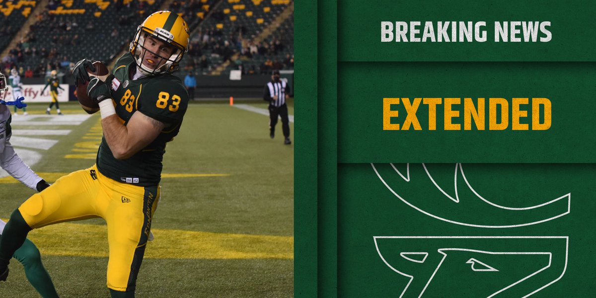 The @elks announced Wednesday a pair of extensions and signing:

Extended:
🇨🇦 WR, Danny Vandervoort
🇨🇦 DB, Josh Woodman

Signed:
🇨🇦 LS, Zachary Greenberg

🗞: bit.ly/3ExuG2Y

#CFL