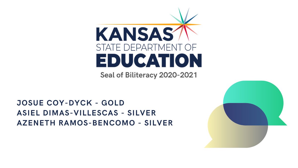 Congratulations to 3 NHS grads for earning a 2020-2021 Seal of Biliteracy from <a href="/ksdehq/">KS Dept of Education</a>.

The Seal of Biliteracy provides high school graduates with a meaningful, industry recognized credential that they can show to potential employers.