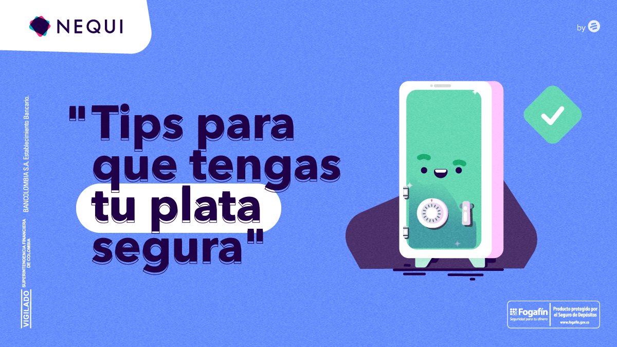 Nequi on Twitter "Para que no salgas en el próximo noticiero por caer