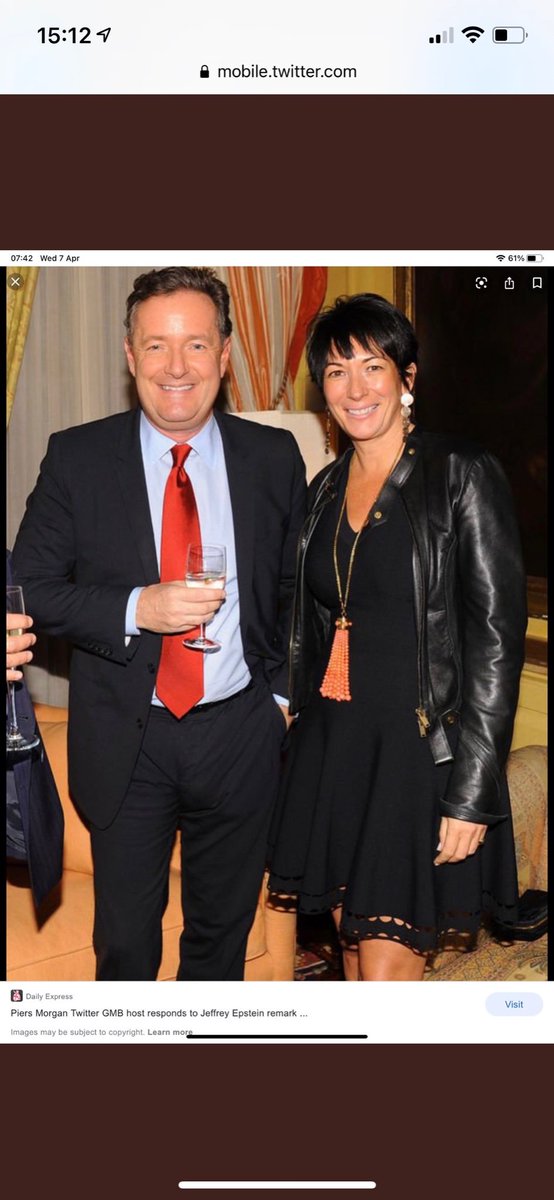 Piers on Twitter "Will vile sex trafficker Ghislaine Maxwell