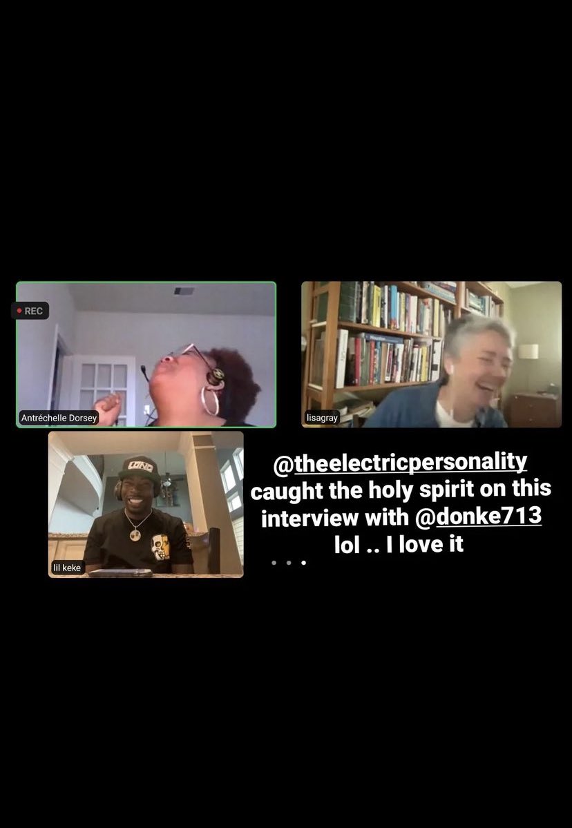 The Electric Personality (@antrechelle) on Twitter photo Listen, the #HolySpirit came upon me when Houston Rap Legend <a href="/DonKe713/">Lil Keke</a> blessed <a href="/LisaGray_HouTX/">Lisa Gray</a> and I with his presence on today’s episode of <a href="/CityCastHouston/">City Cast Houston</a>. <a href="/RODEOHOUSTON/">RODEOHOUSTON</a> Black Heritage Day is March 11th, 2022 and Bun-B’s H-Town Takeover is HAPPENING! Tune In! #RodeoHouston Listen, the #HolySpirit came upon me when Houston Rap Legend <a href="/DonKe713/">Lil Keke</a> blessed <a href="/LisaGray_HouTX/">Lisa Gray</a> and I with his presence on today’s episode of <a href="/CityCastHouston/">City Cast Houston</a>. <a href="/RODEOHOUSTON/">RODEOHOUSTON</a> Black Heritage Day is March 11th, 2022 and Bun-B’s H-Town Takeover is HAPPENING! Tune In! #RodeoHouston