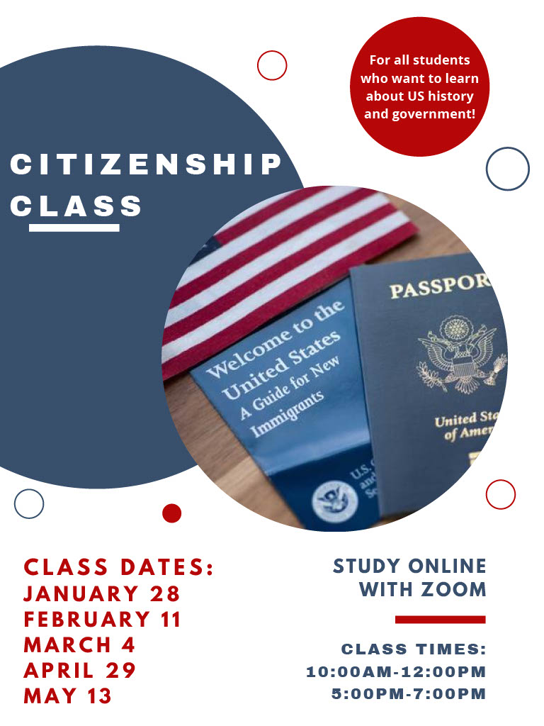 JCPS Adult Education (@jcpsadulted) on Twitter photo Did you know we offer FREE citizenship classes? Classes are offered one Friday per month on Zoom. 
These classes are open to future citizenship applicants and all students who would like to learn more about US history, government, and geography.
Call 502-485-3400 for more info! Did you know we offer FREE citizenship classes? Classes are offered one Friday per month on Zoom. 
These classes are open to future citizenship applicants and all students who would like to learn more about US history, government, and geography.
Call 502-485-3400 for more info!