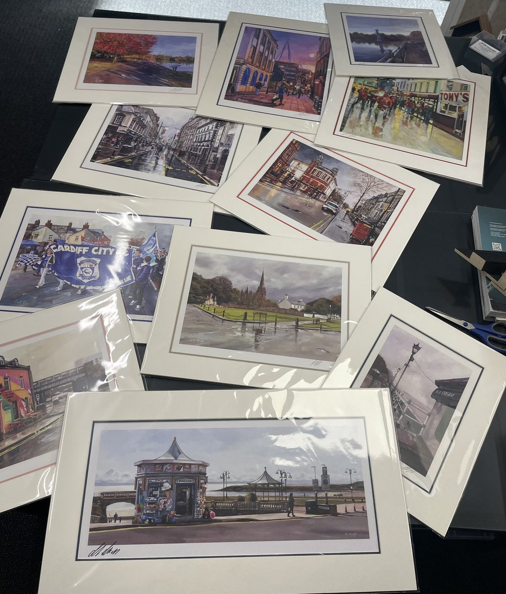 CardiffFrame's tweet image. Special Offer:
Any @malmurphyart hand signed print double mounted and framed £65