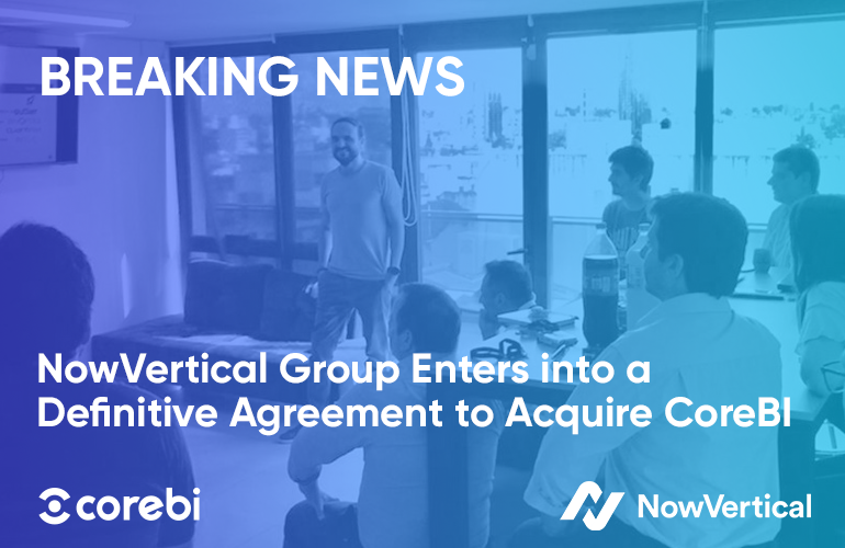 We are very happy to announce that we have entered a definitive agreement to acquire @CoreBI_Latam.

Once completed, this addition to the $NOW.V team will mark a very exciting expansion into the Latin American #BigData market.

Details: ir.nowvertical.com/news/news-deta…