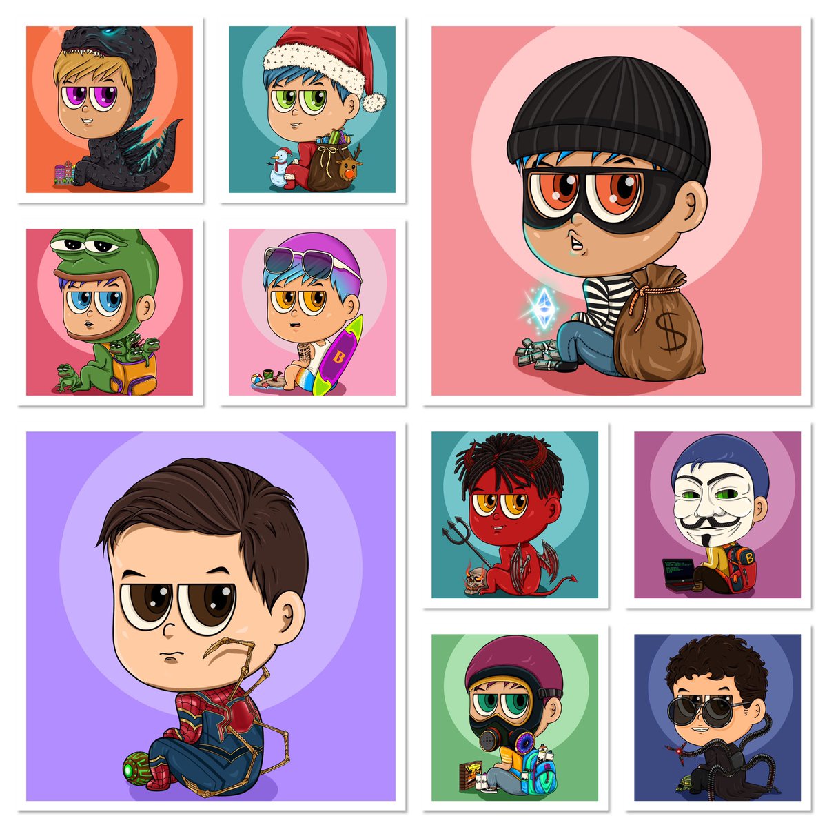 New drop ‼️‼️😈😈
Bobbybobo Hope you enjoy my collection💕👾

Opensea : opensea.io/collection/bob…

#NFTTHAILAND #NFTJapan #nftcollector #NFTCommumity #NFTCommumity #NFTthaiartist #NFTdrop #NFTJPN