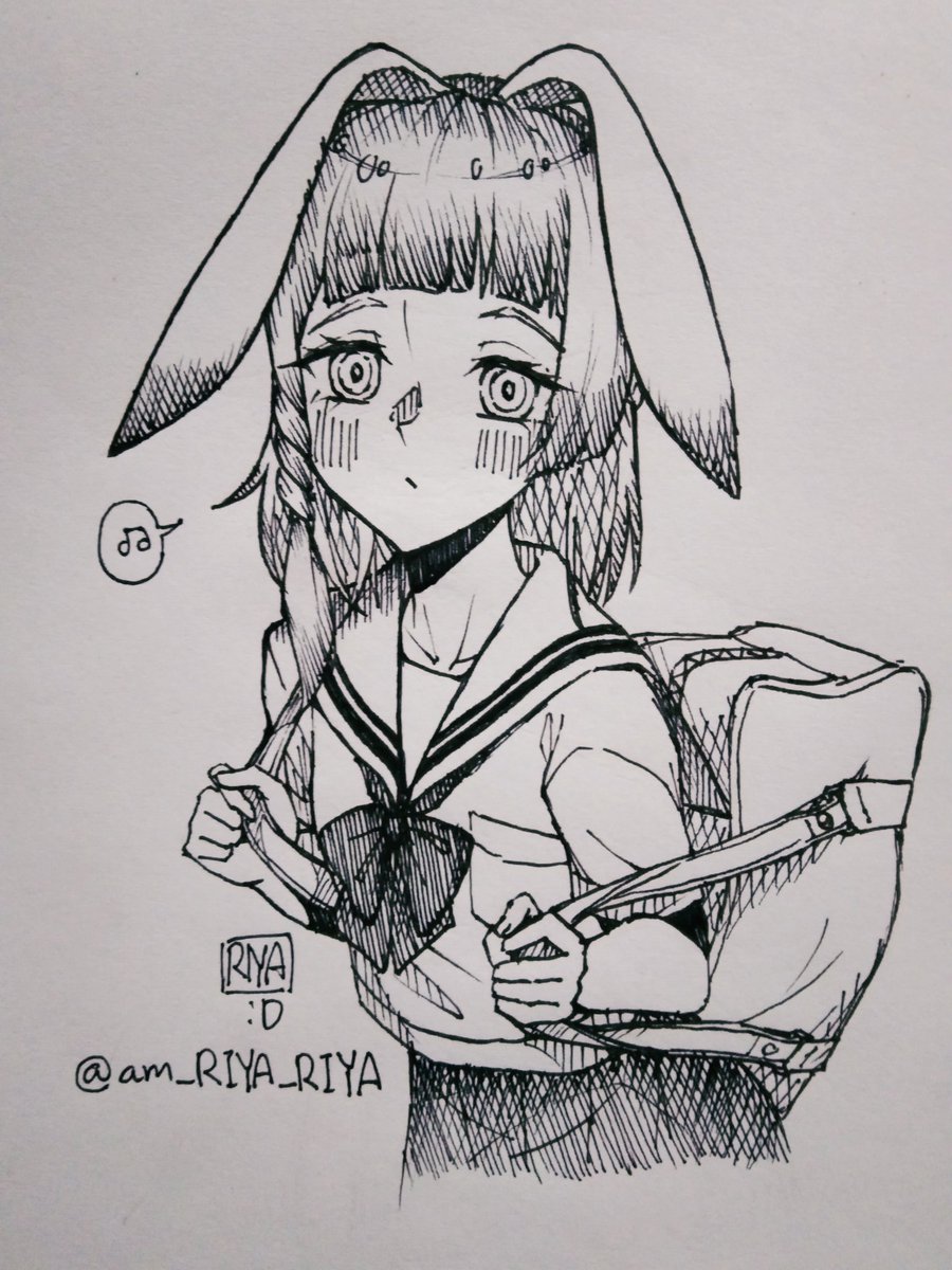 g_riyadayo_x's tweet photo. 🐰🌛 #LapiFA 

🎒 『♫︎』

FA for Vtuber - LAPINE ||| PLG 🌛
My art - #RIYA_D https://t.co/cTIRryWtvf