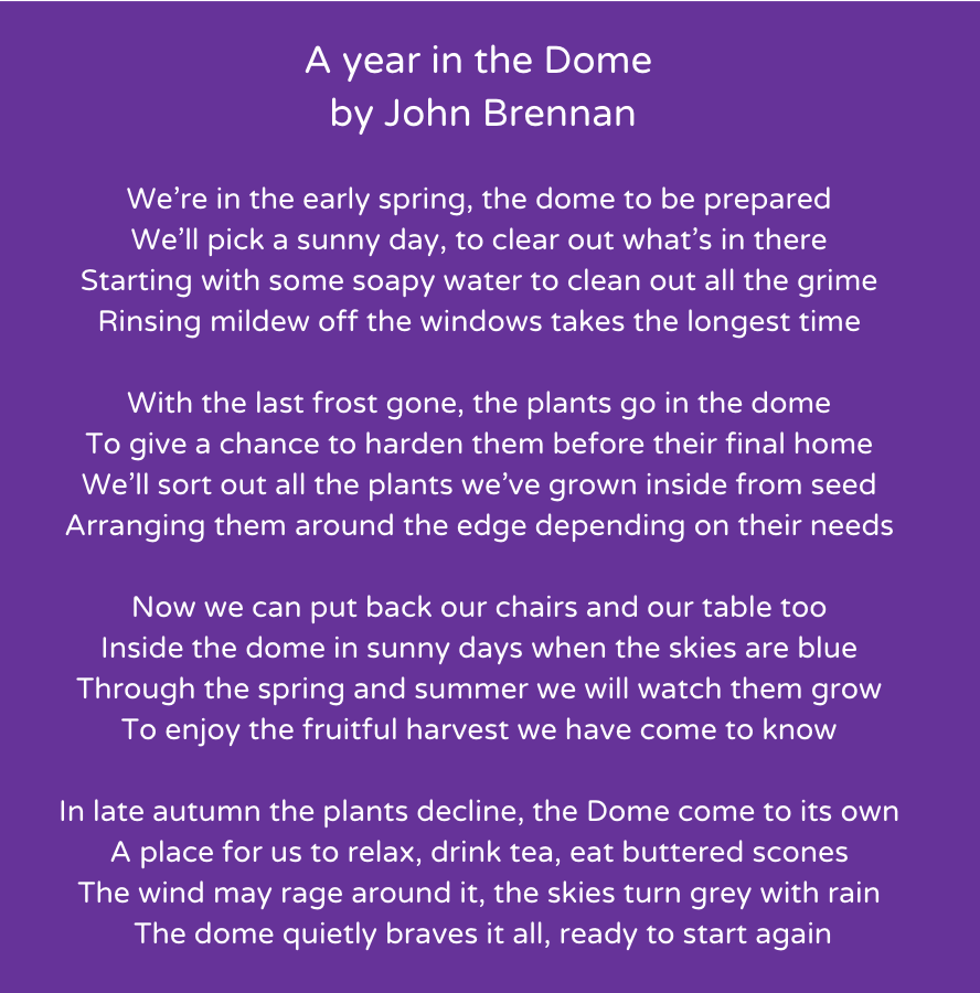 SolardomeLtd's tweet photo. Thank you to our lovely customer who shared a beautiful poem they wrote about a SOLARDOME® POD.
Has a Solardome® Glasshouse inspired you?
We'd love to see it! Email marketing@solardome.co.uk
#solardome #geodesicdome #glasshouse #geometricdesign #geodesic #domes #glasshouse https://t.co/m5Ulg0itWF