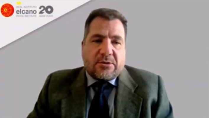 rielcano's tweet photo. 🗣️ @_ignaciomolina sobre la estrategia de seguridad nacional y su relación con la #brújulaestratégica:
"Es un desafío poner orden en todas las estrategias, pero lo importante es que se haya asentado una cultura de la reflexión estratégica". #PolExt2022 https://t.co/a9p5aKASJ8